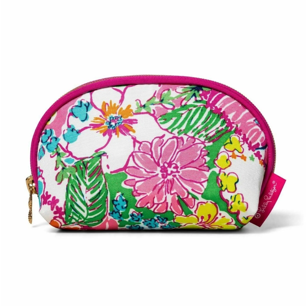 Lilly Pulitzer for Target Round Top Travel Clutch Bag Nosey Posie Print